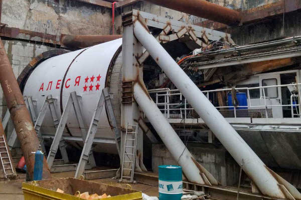 Тоннелепроходческий комплекс «Алеся» запустили для продления Зеленолужской линии